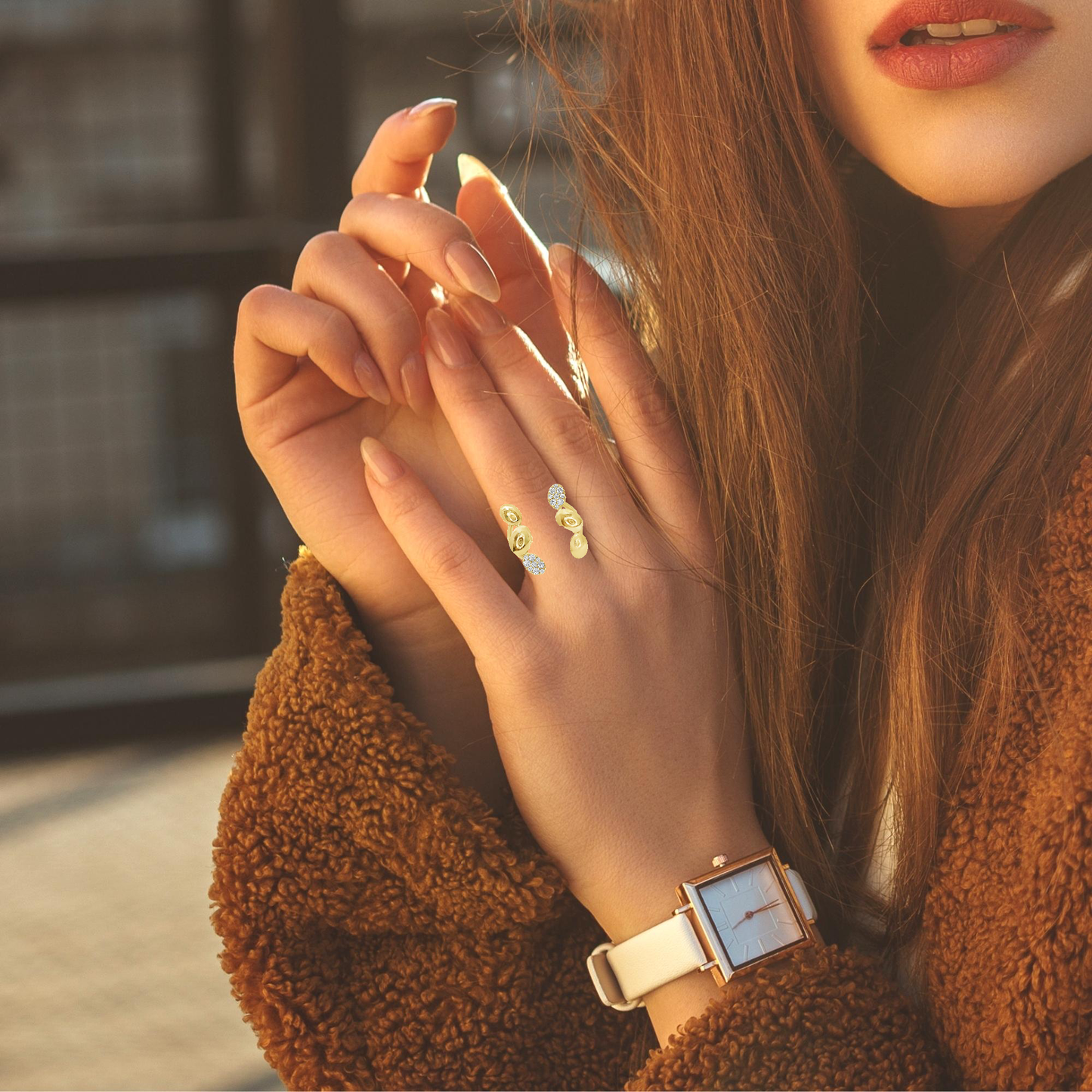 0.20CT Diamond Ring 14k Yellow Gold