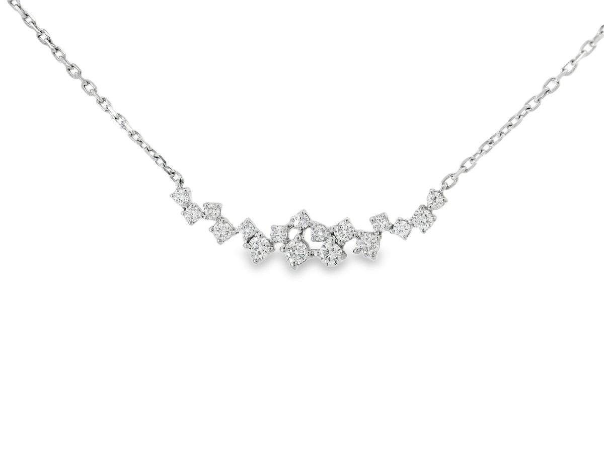 0.44ct diamond pendant in 14k white gold – Niara