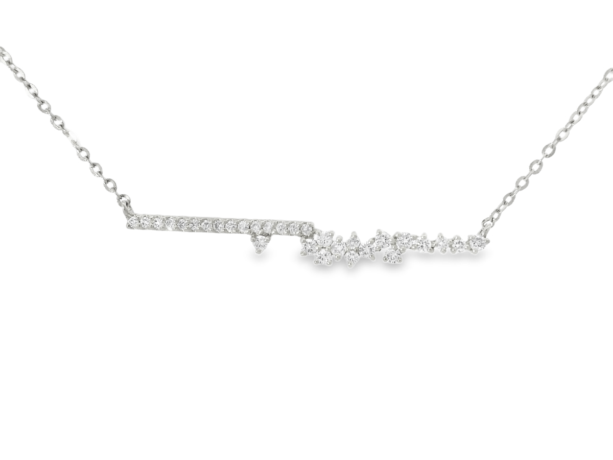 0.31ct diamond pendant in 14k white gold – Niara
