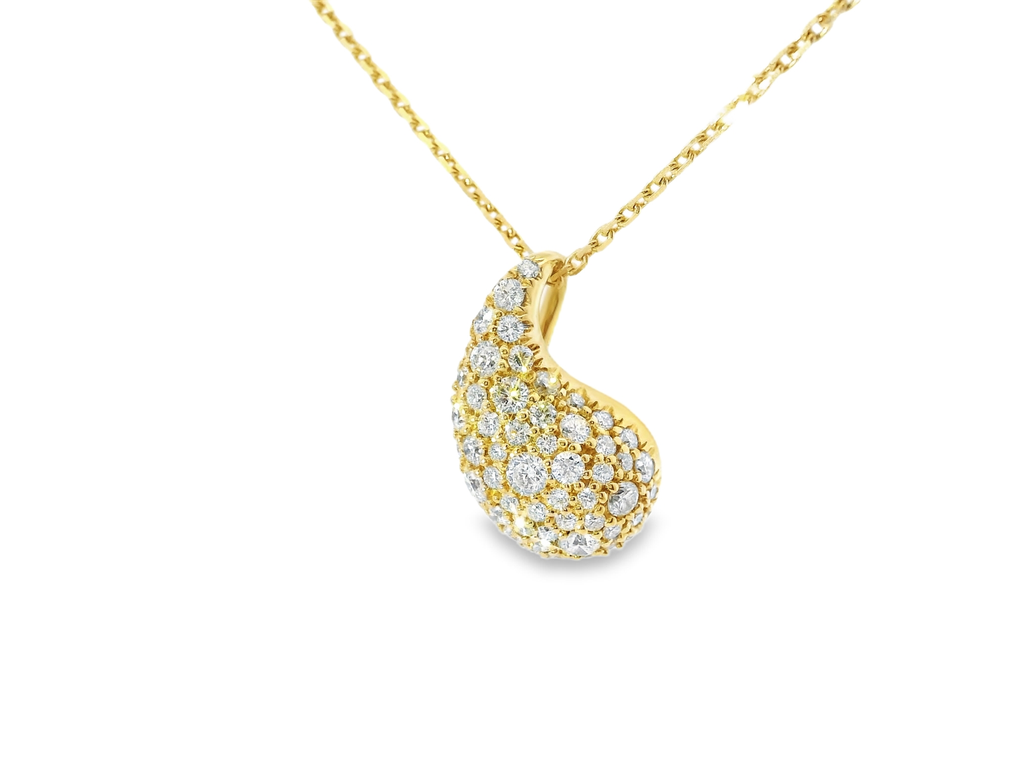 1.13ct diamond pendant in 14k yellow gold – Niara