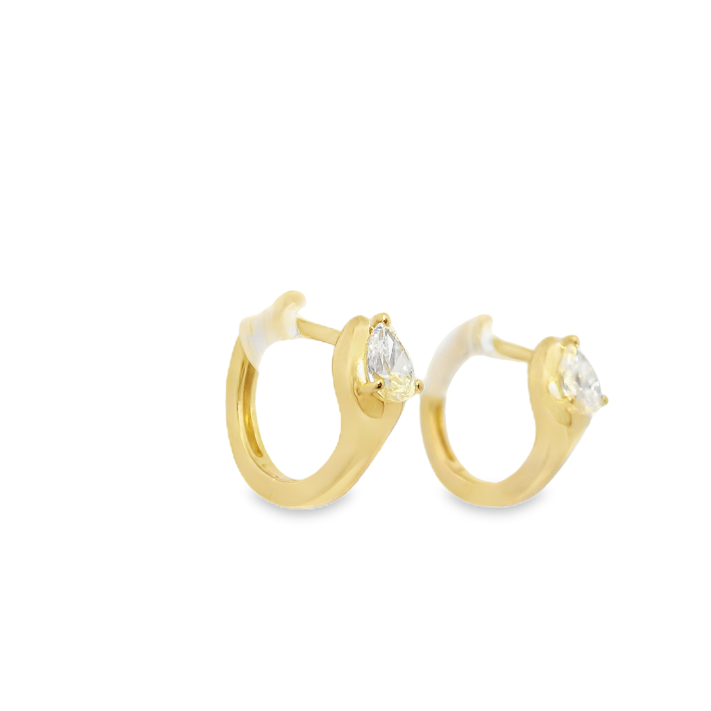 0.47CT Lab Diamond 14k Yellow Gold Earring