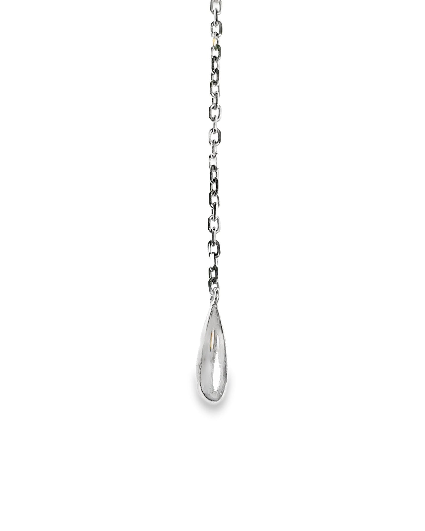 0.13CT Diamond Pendant 14k White Gold