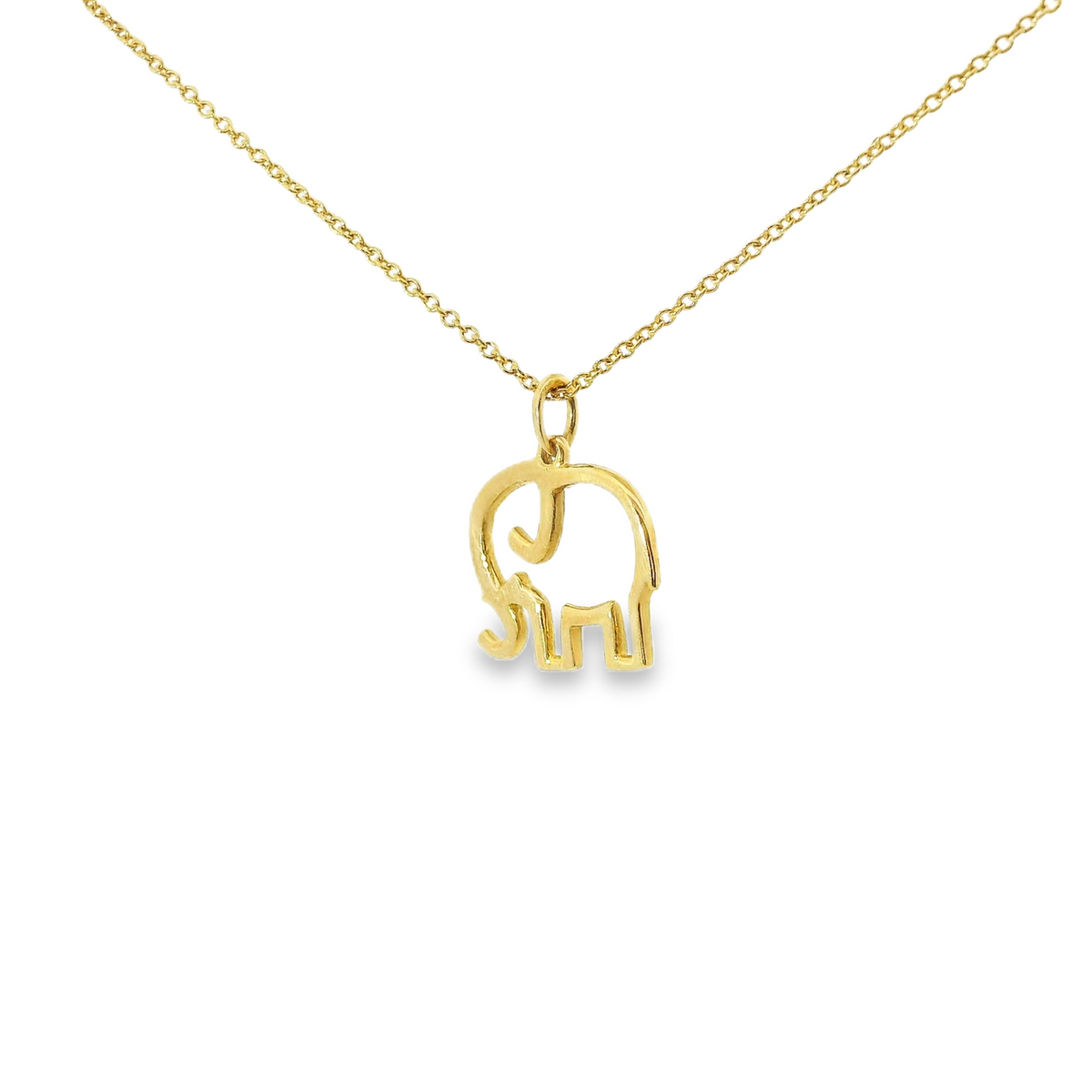 diamond pendant in 14k yellow gold – Niara