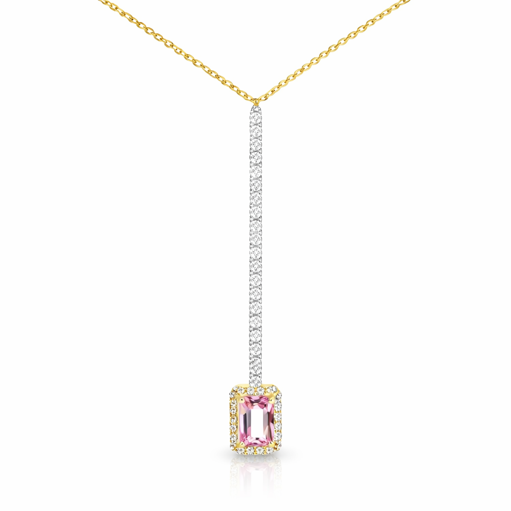 0.33ct diamond pendant in 14k yellow gold – Niara