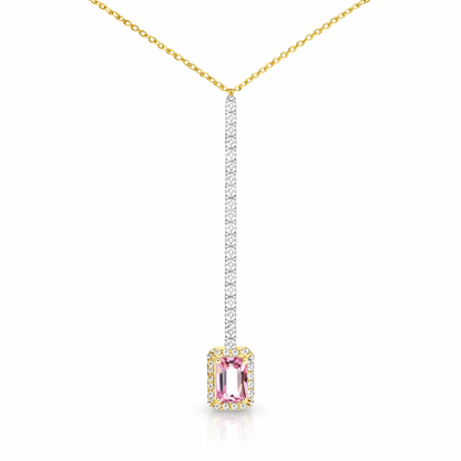 0.33ct diamond pendant in 14k yellow gold – Niara