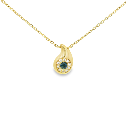 0.2ct diamond pendant in 14k gold – Niara