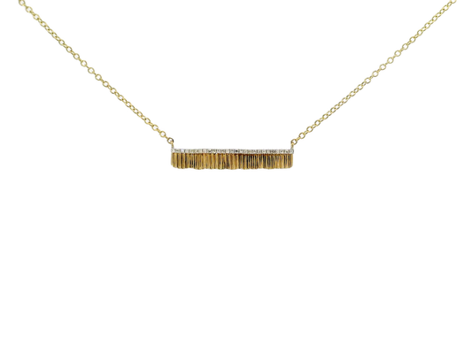 0.09CT Diamond Pendant 14K Gold