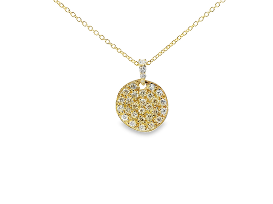 0.65ct diamond pendant in 14k gold – Niara
