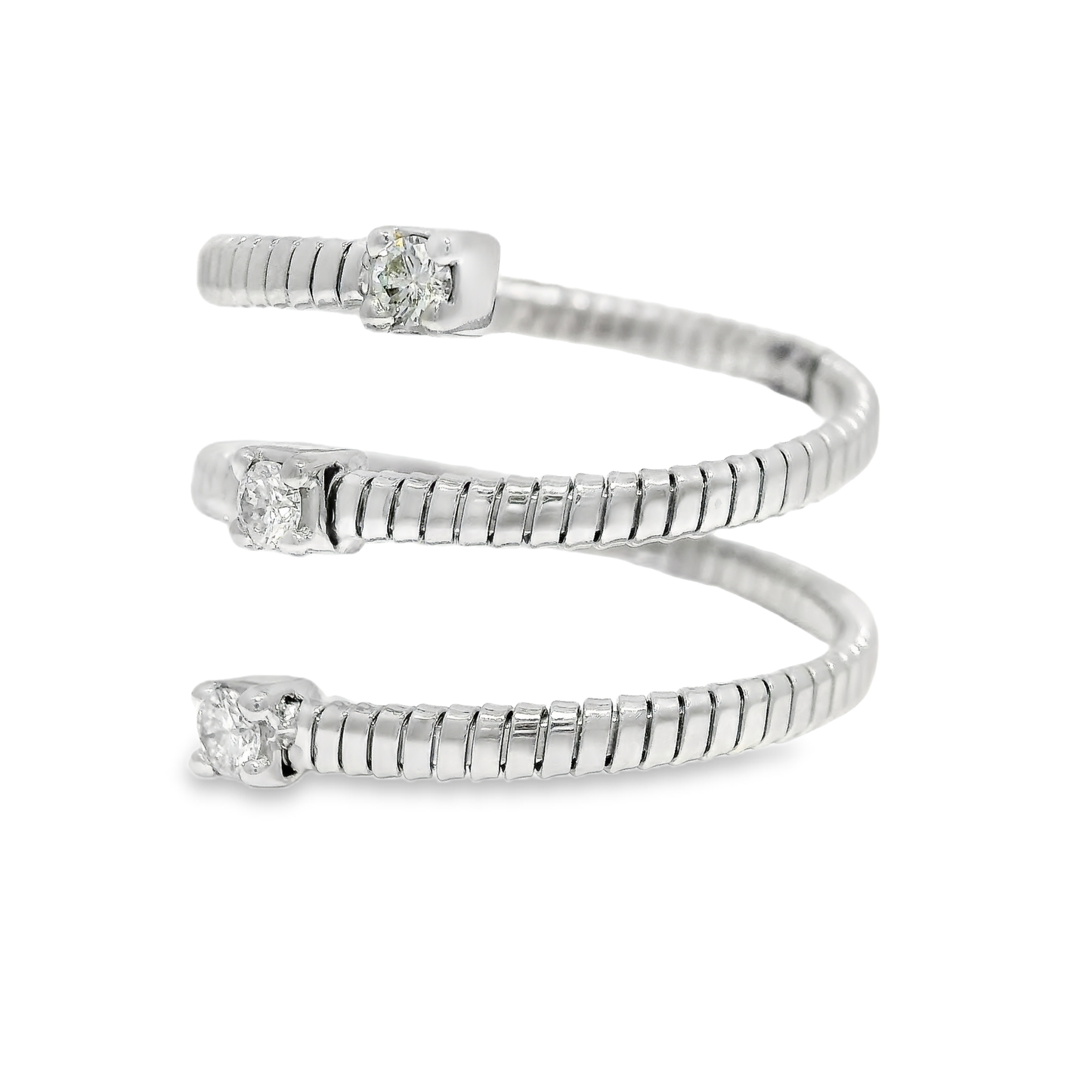 0.15CT Diamond Ring 14K White gold