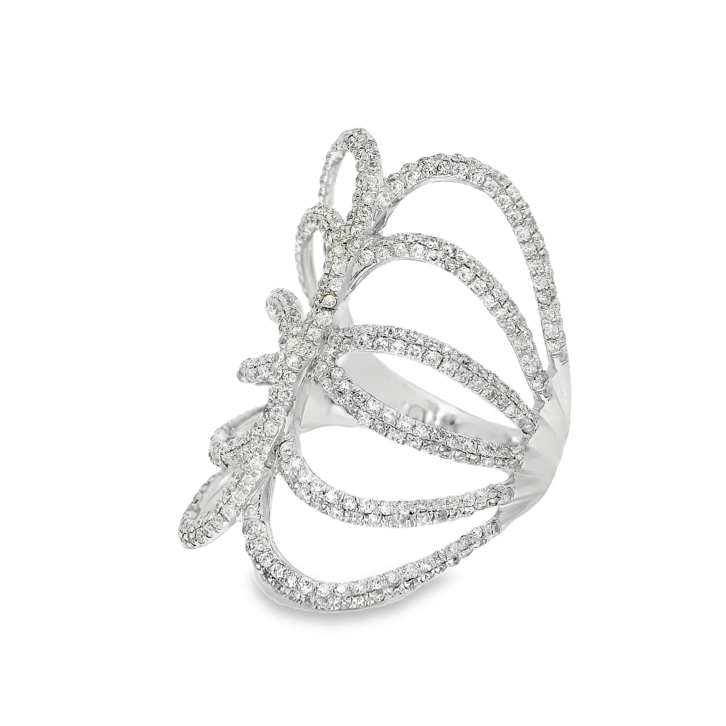 1.00CT Diamond Ring 18k White Gold