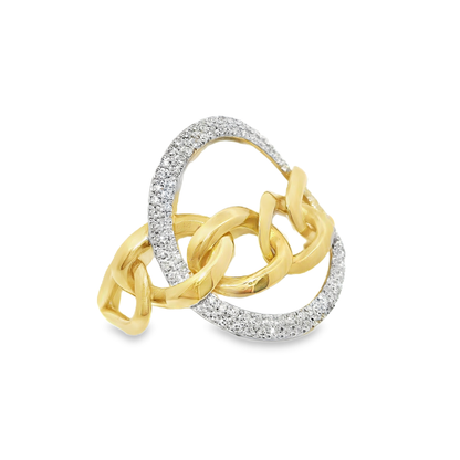 0.26CT Diamond Ring 14k Yellow Gold