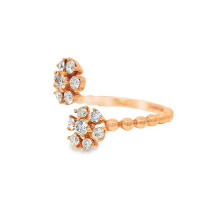 0.50CT Diamond Ring 18k Rose Gold