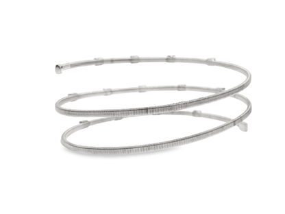 0.68CT Diamond Bangle 14k Gold