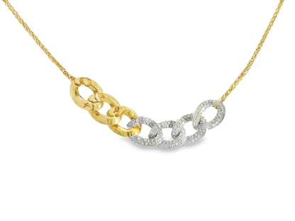 0.36ct diamond pendant in 14k yellow gold – Niara