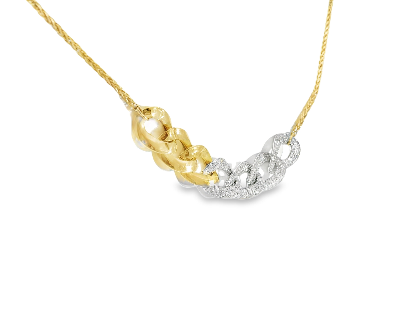 0.36ct diamond pendant in 14k yellow gold – Niara