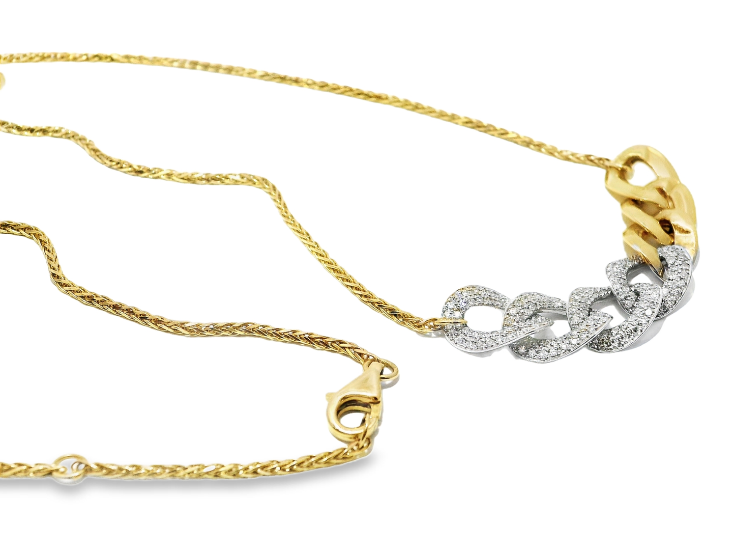 0.36ct diamond pendant in 14k yellow gold – Niara