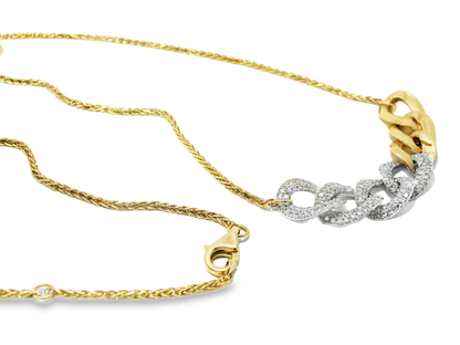 0.36ct diamond pendant in 14k yellow gold – Niara