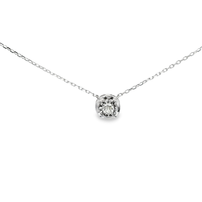 0.09ct diamond pendant in 14k white gold – Niara