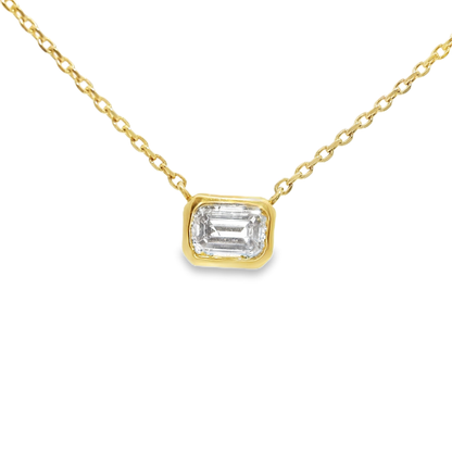 0.25ct diamond pendant in 18k yellow gold – Niara