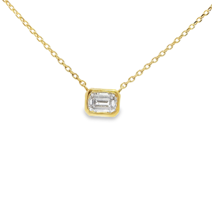 0.25CT Diamond Pendant 18k Yellow Gold