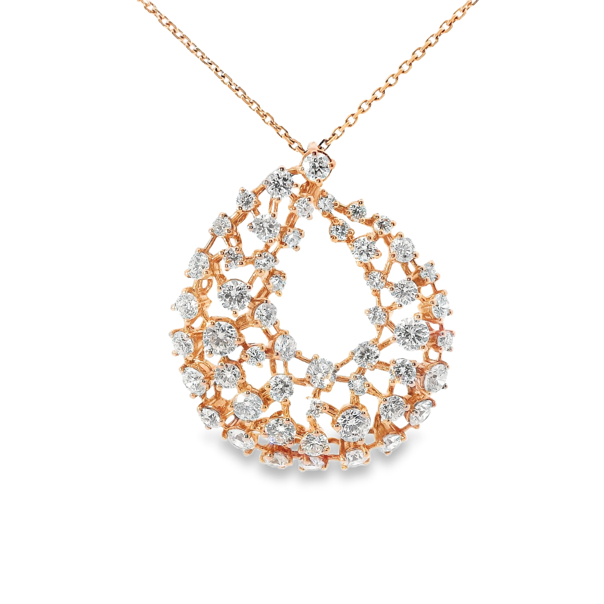 3.29ct diamond pendant in 14k gold – Niara