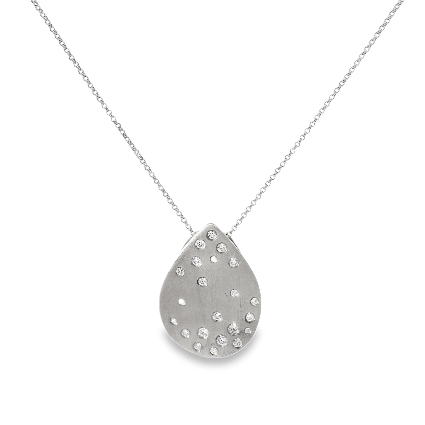 0.48CT Diamond Pendant 14k Gold