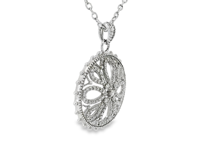 1.40ct diamond pendant in 14k white gold – Niara