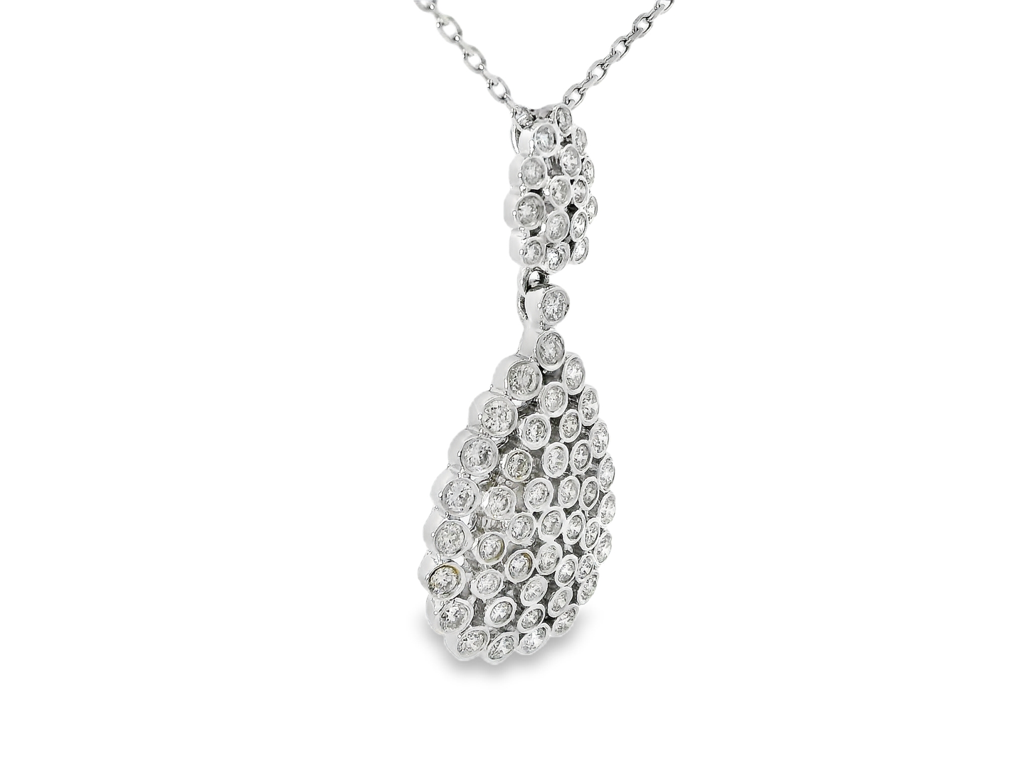 1.17ct diamond pendant in 14k white gold – Niara