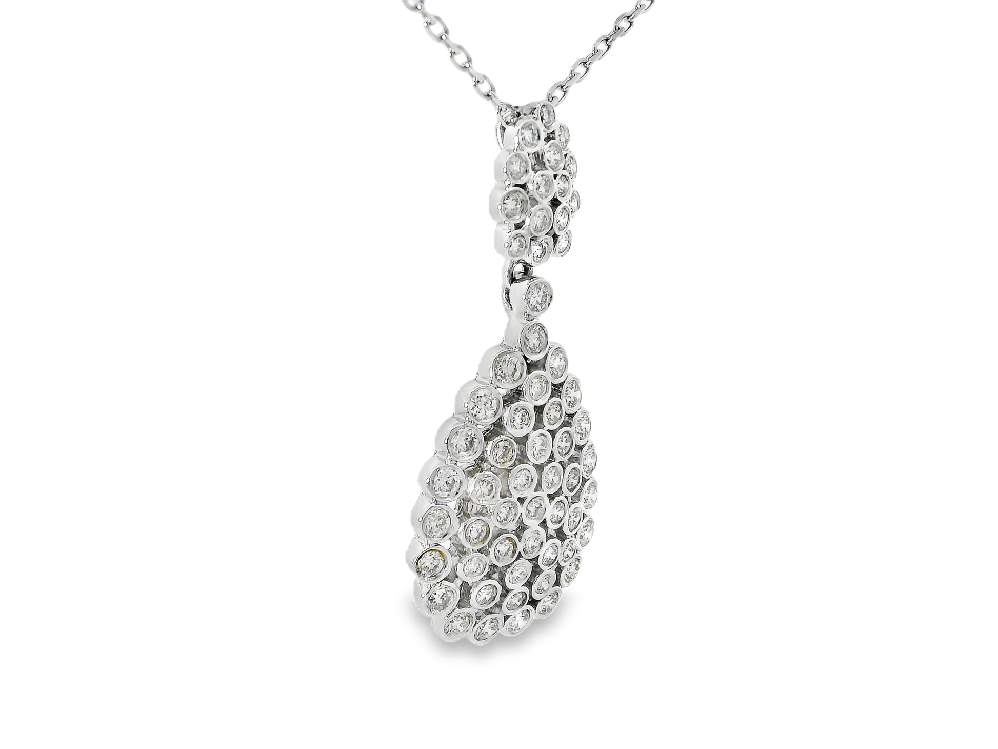 1.17ct diamond pendant in 14k white gold – Niara