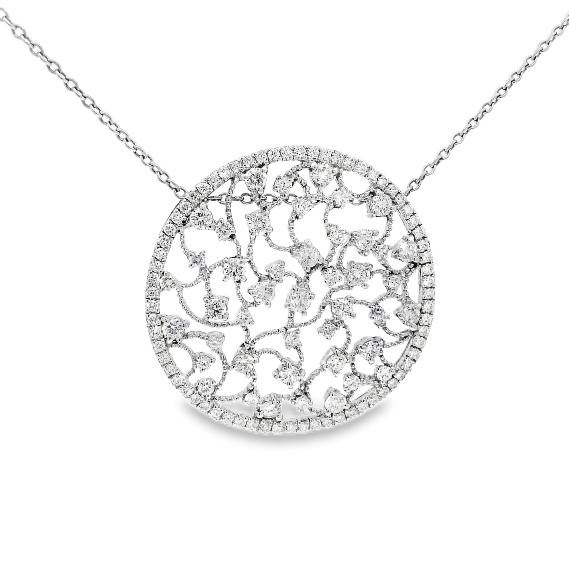 2.62ct diamond pendant in 14k white gold – Niara