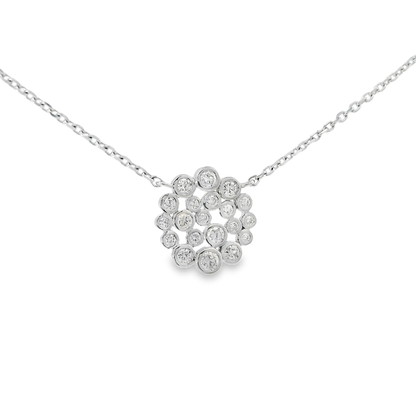 0.36ct diamond pendant in 14k white gold – Niara
