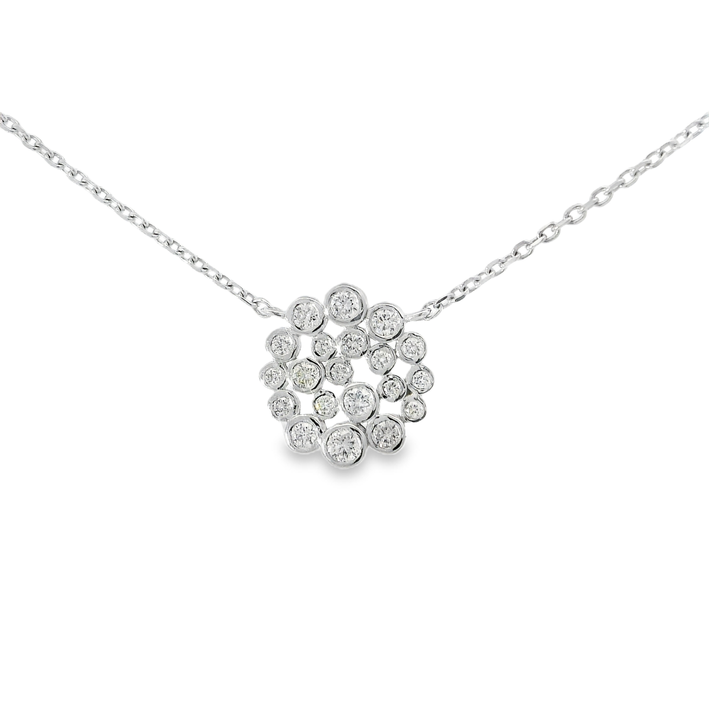 0.36ct diamond pendant in 14k white gold – Niara