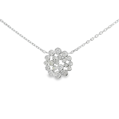 0.36ct diamond pendant in 14k white gold – Niara