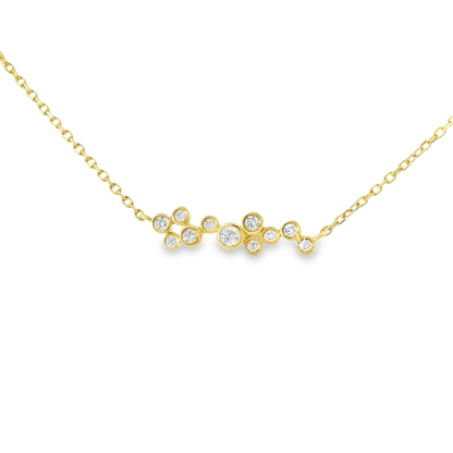 0.23ct diamond pendant in 14k yellow gold – Niara