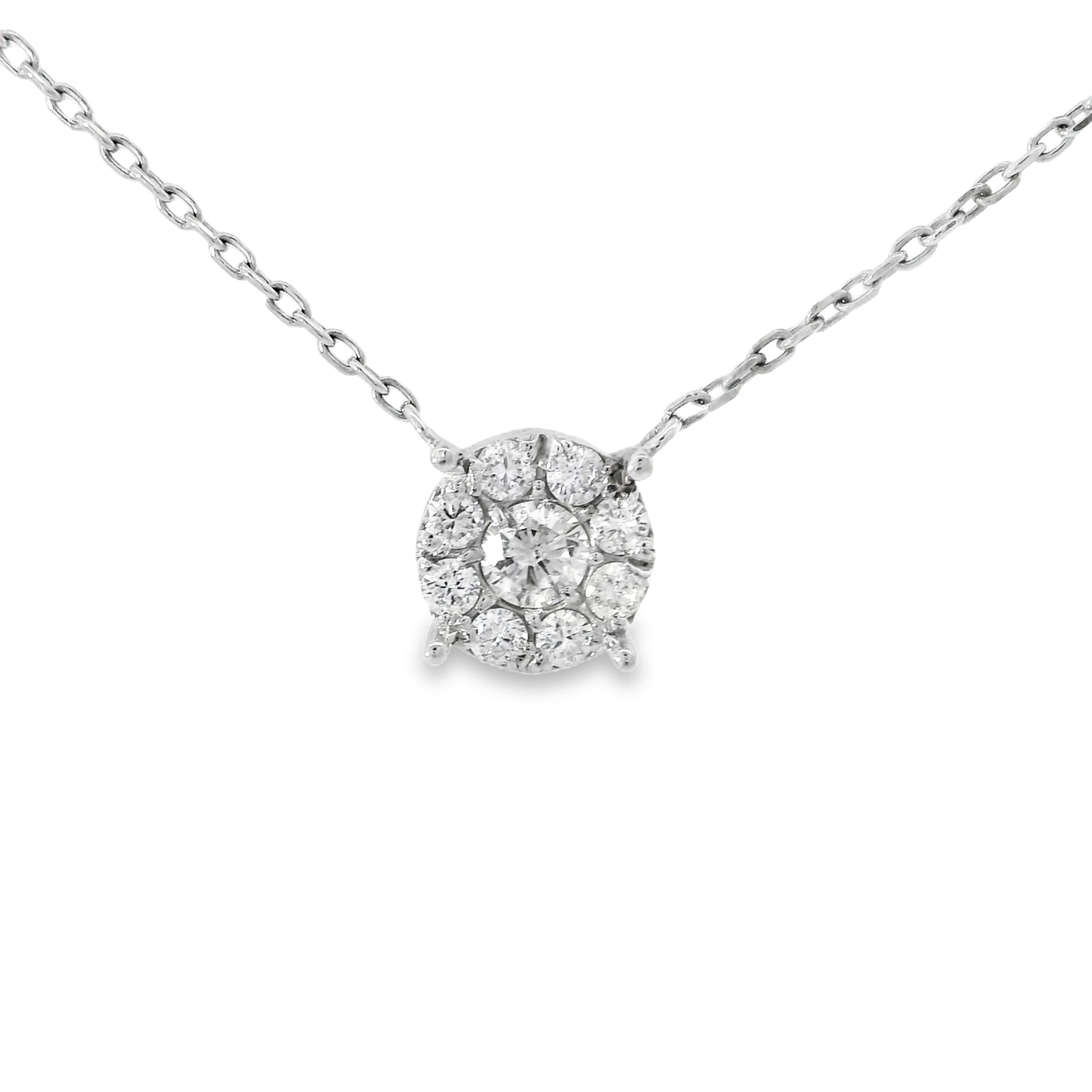 0.83ct diamond pendant in 14k white gold – Niara