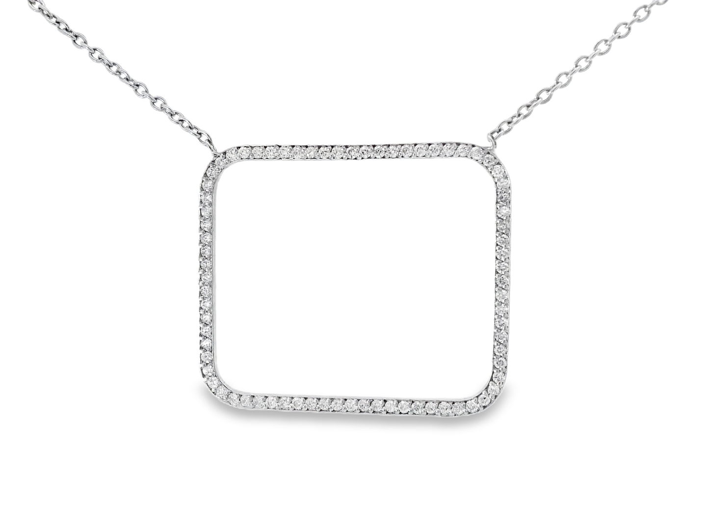 0.62ct diamond pendant in 14k white gold – Niara