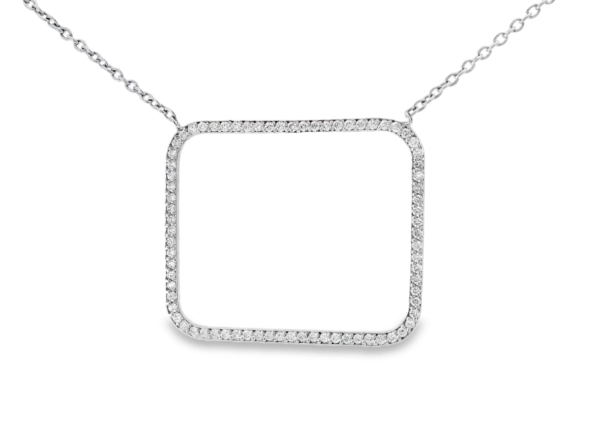 0.62ct diamond pendant in 14k white gold – Niara
