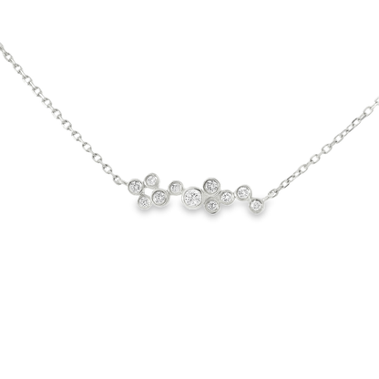 0.23ct diamond pendant in 14k white gold – Niara