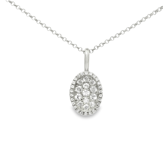 0.25ct diamond pendant in 18k gold – Niara