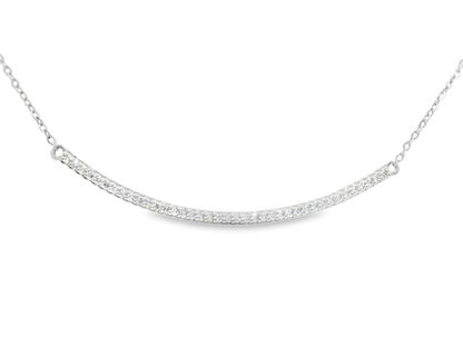 0.28CT Diamond Pendant 14K White Gold