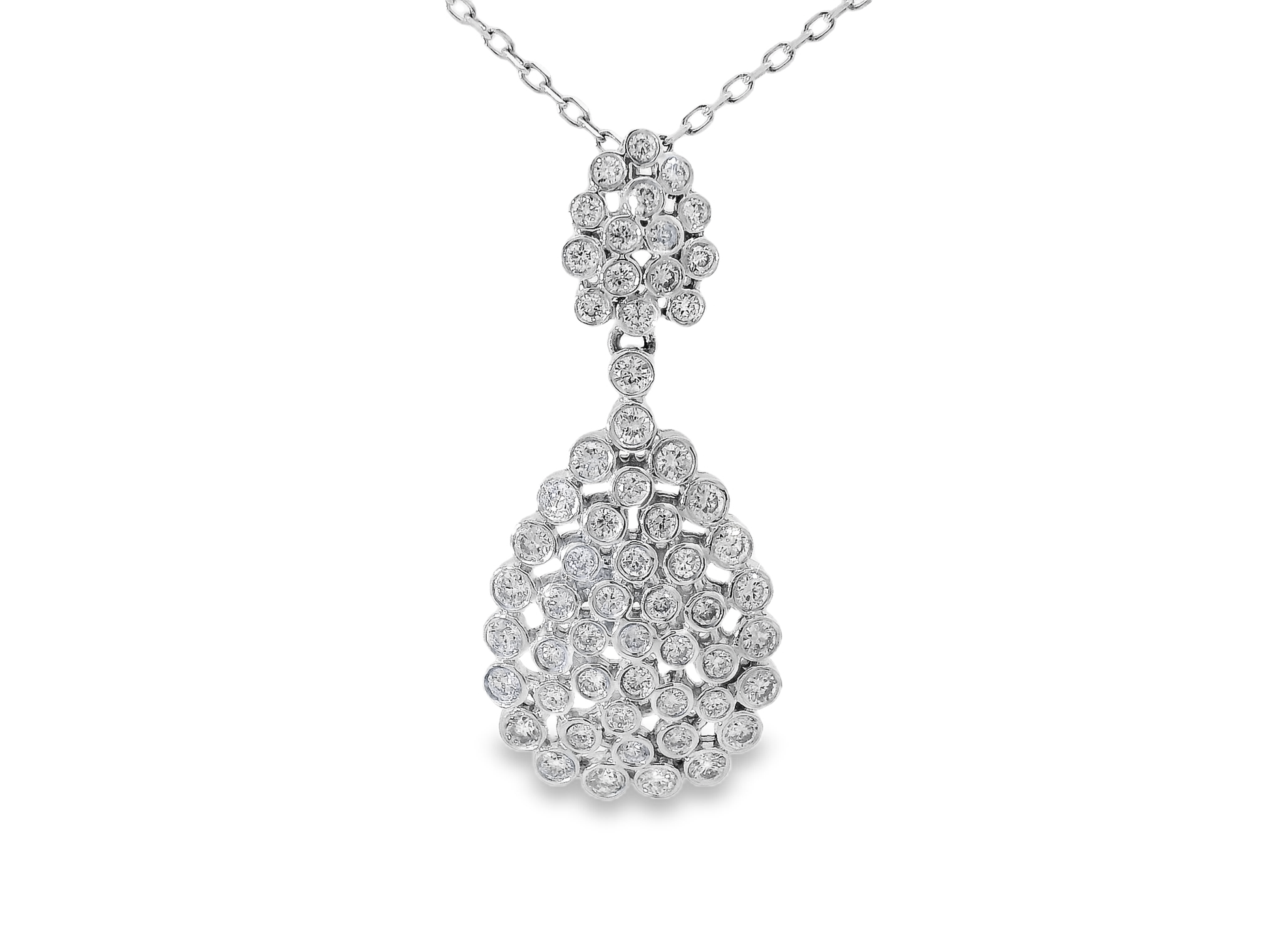 1.17ct diamond pendant in 14k white gold – Niara