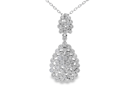 1.17ct diamond pendant in 14k white gold – Niara
