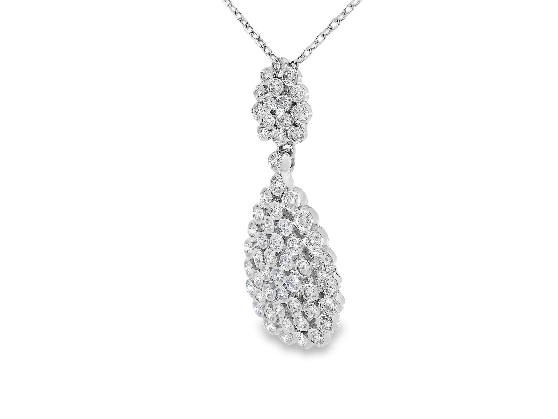 1.17ct diamond pendant in 14k white gold – Niara