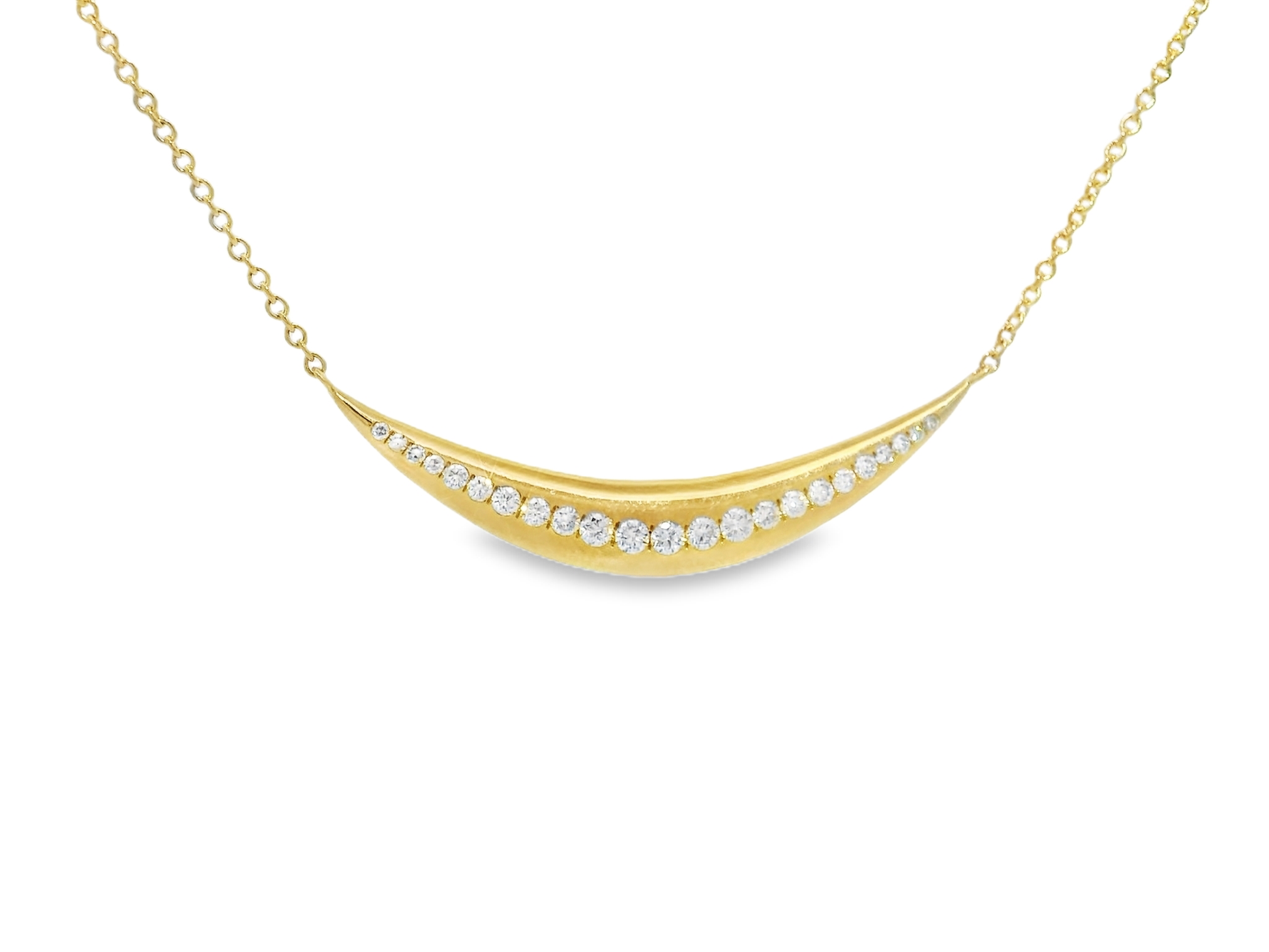 0.27ct diamond pendant in 14k yellow gold – Niara