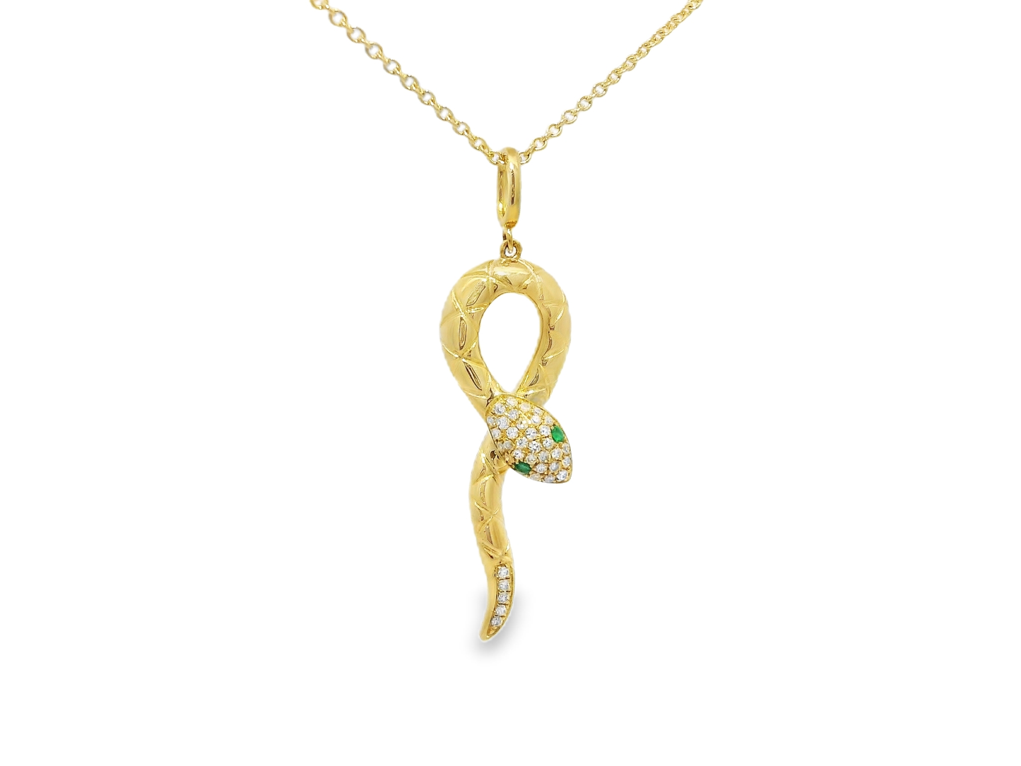 0.10ct diamond pendant in 14k yellow gold – Niara