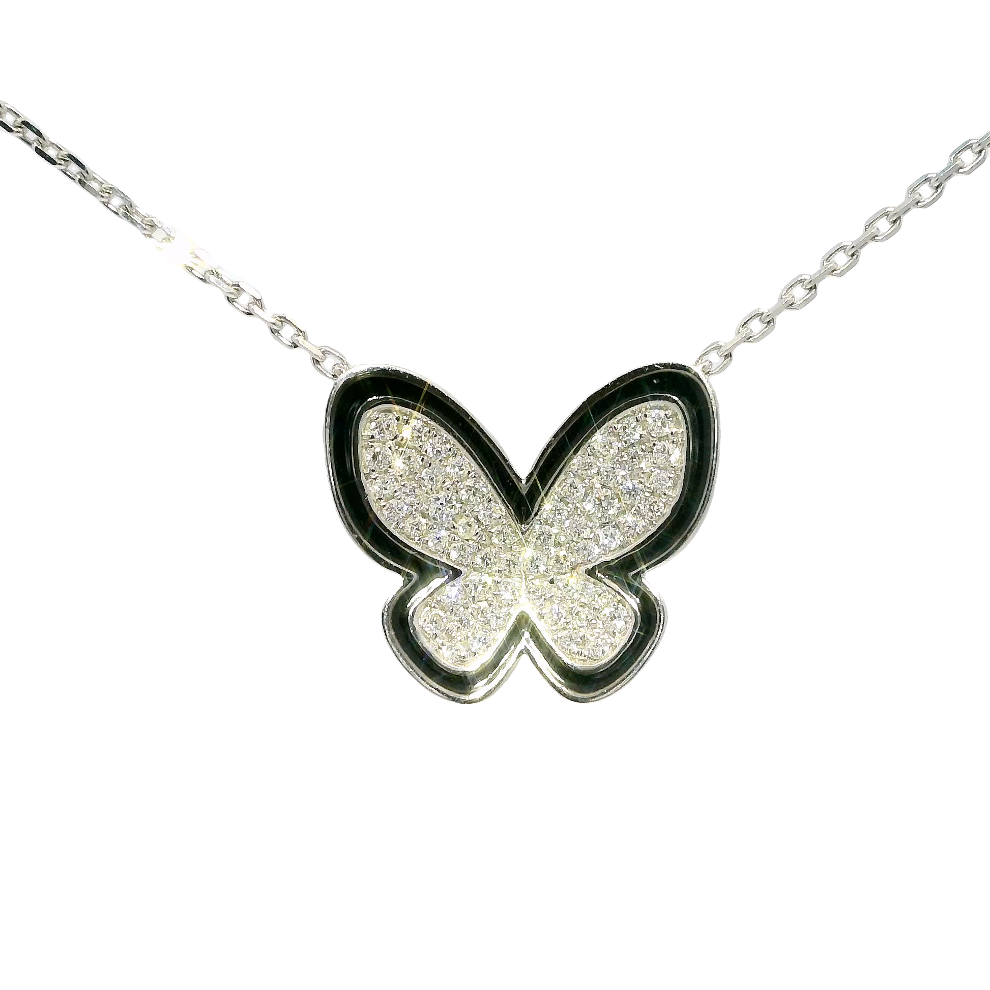 0.25ct diamond pendant in 14k white gold – Niara