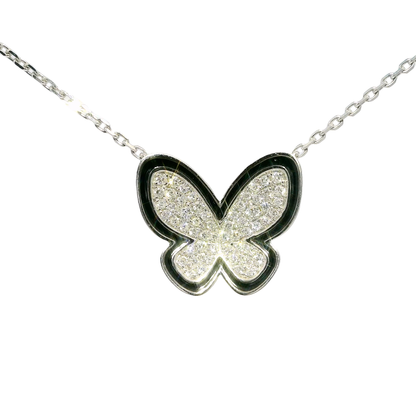 0.25ct diamond pendant in 14k white gold – Niara