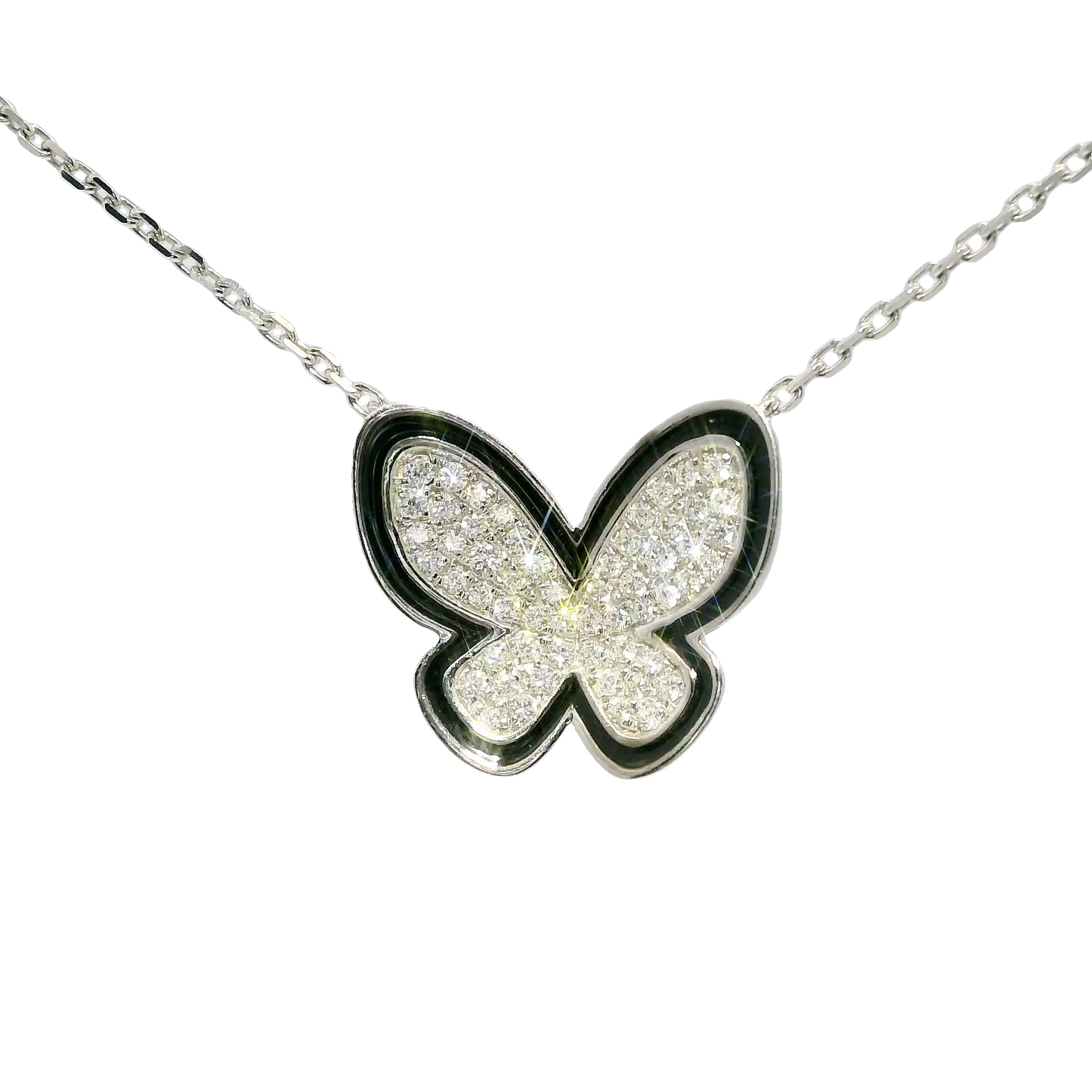 0.25ct diamond pendant in 14k white gold – Niara