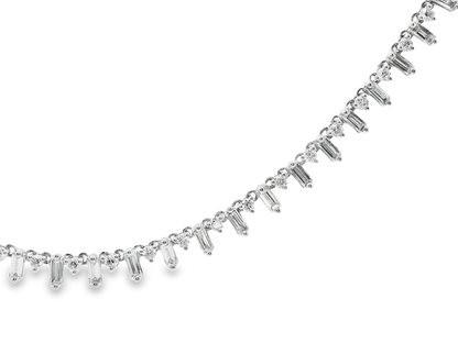 1.93CT Diamond Pendant 14k White Gold