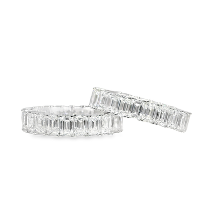 9.00CT Lab Diamond Earring 14k White Gold